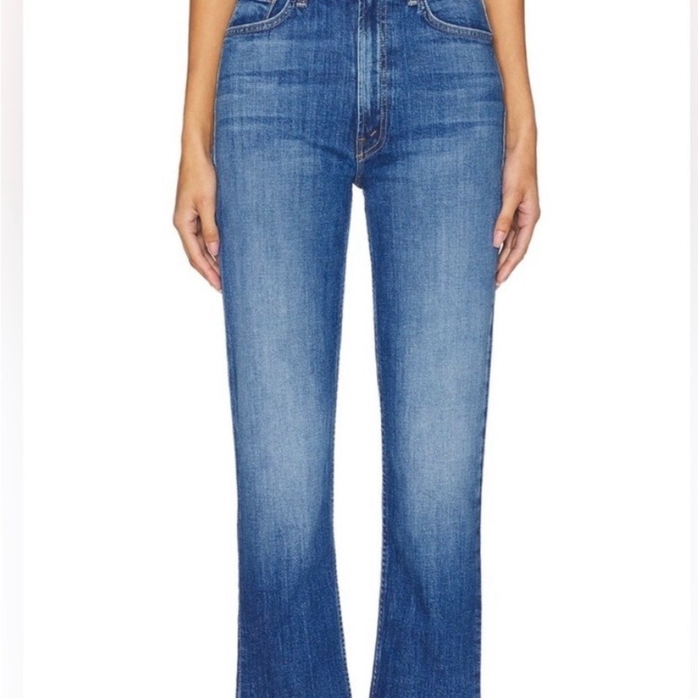 Mother High Waisted Ryder Ankle Step Fray l size 26 l color: loafers & lassos